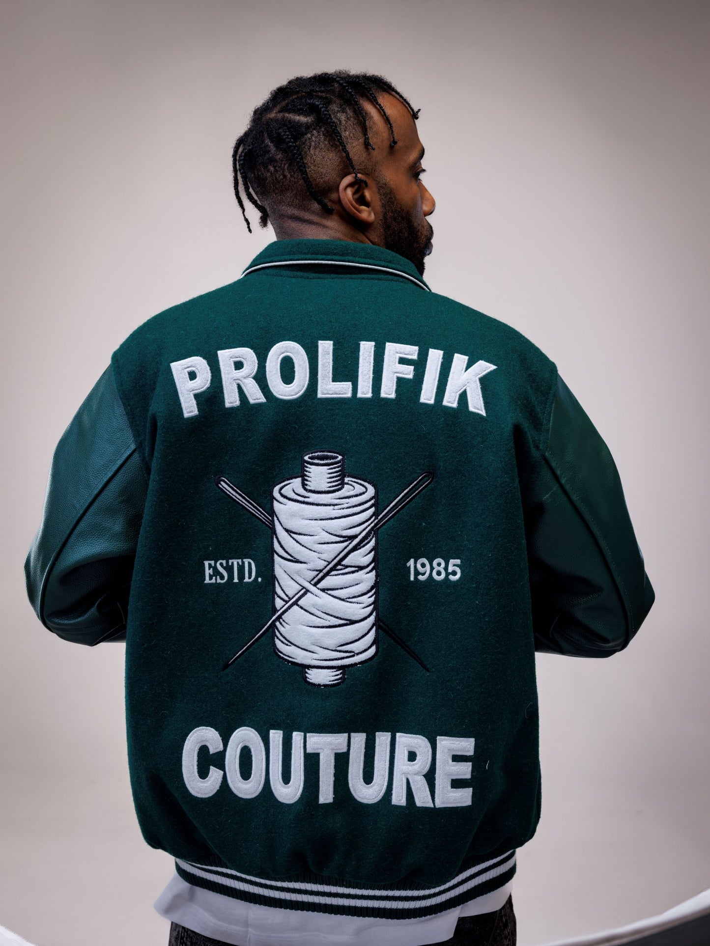 Pro'lifik Couture Varsity - Money Green